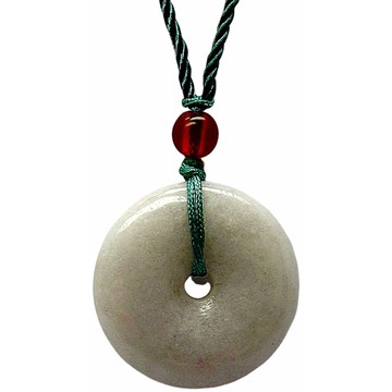 紫羅蘭大平安扣 天然A貨翡翠玉石吊墜子項鍊AA22