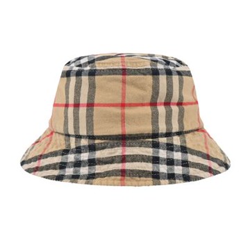 BURBERRY 經典Vintage Check格紋漁夫帽(米色)