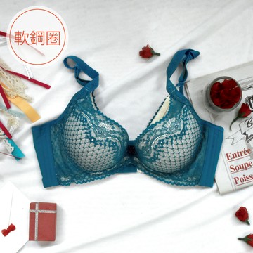 凱沃 慕思爾 Choy's Dream 巧衣織夢 現貨 煙雨青花 軟鋼圈石墨烯紗內裏內衣 B C 美背蕾絲 MIT