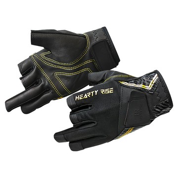 HEARTY RISE 哈帝來斯 三指磯釣手套 HG-2703 潛水布+EVA材質  M  黑色  1雙