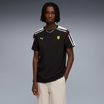 PUMA 法拉利經典系列MT7肩袖撞色短袖T恤(M) 男 短袖上衣 63583601