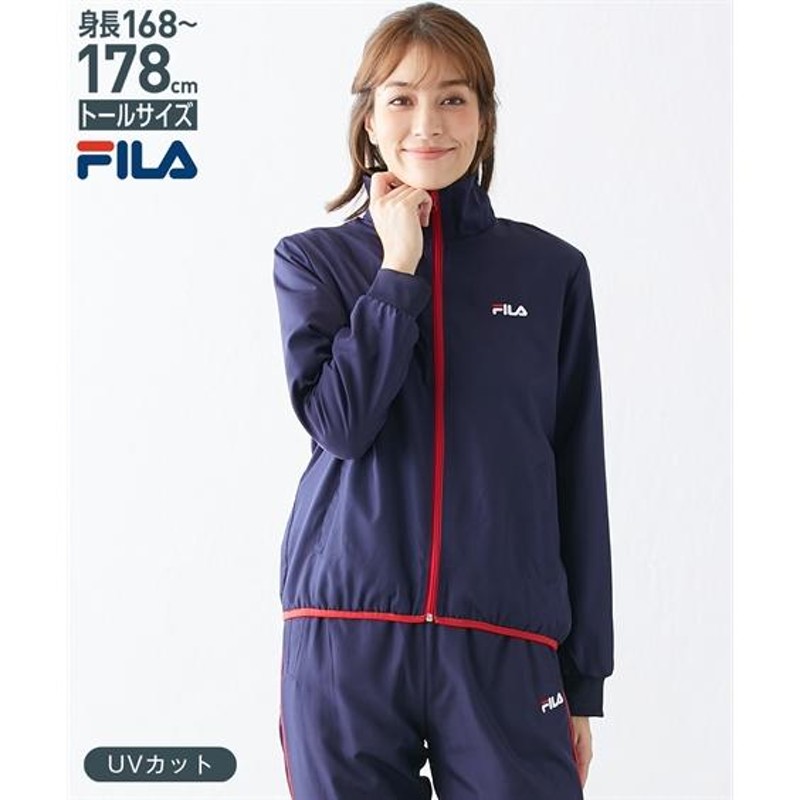 FILA スポーツウェア トップス トールサイズ レディース 裏トリコット