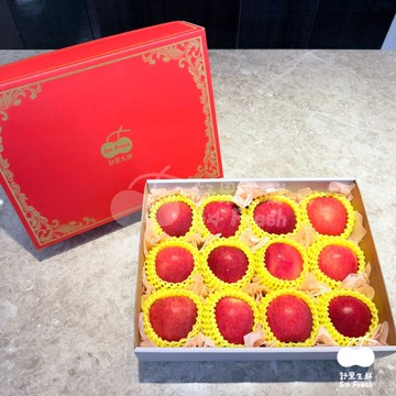 【舒果】#70 紐西蘭 Dazzle 丹爍蘋果 十二入禮盒 (12顆/3kg/禮盒_250g±10g/顆)