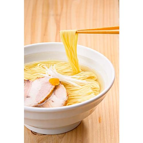 小川製麺所  老舗蕎麦屋の山形 塩ラーメン 塩中華 フランス産 岩塩使用 澄んだ黄金色 スープ 1袋 2人前×３袋