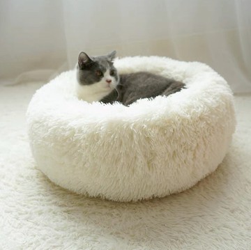 【寵家 Pet Home】寵家 Pet Home 深度睡眠寵物窩 寵物窩 - 白色  (三種尺寸任選)