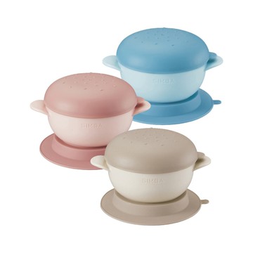 小獅王辛巴 simba 美味漢堡吸盤碗(多款可選)兒童餐具|矽膠碗