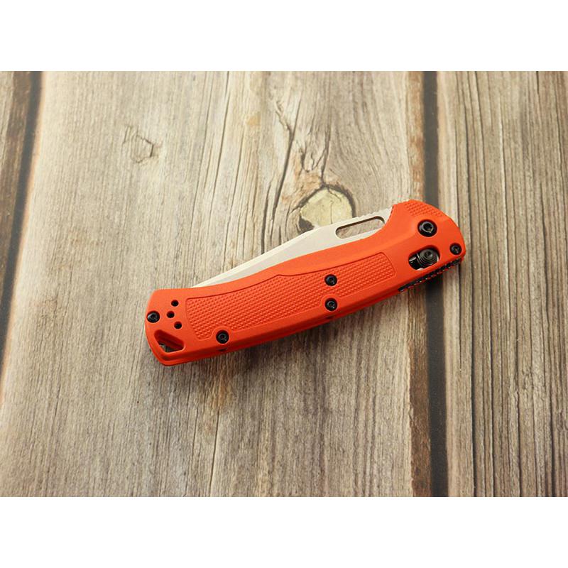 ベンチメイド 15535 CPM-154 ターゲットアウト 直刃 オレンジハンドル 折り畳みナイフ ,BENCHMADE TAGGEDOUT