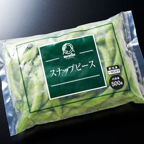 冷凍 スナップピース スナックエンドウ 500g