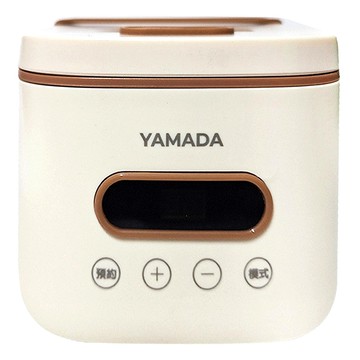 YAMADA 隨行加熱小方盒 白色 YLB-23DM010 不沾塗層易清洗 定時加熱 辦公室/旅行適用