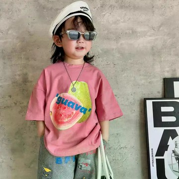 男童短袖t恤新款夏裝男孩韓版上衣兒童純棉半袖潮牌洋氣上衣 男童短袖T恤 韓版短袖上衣 夏天衣服 運動短袖 兒童T恤