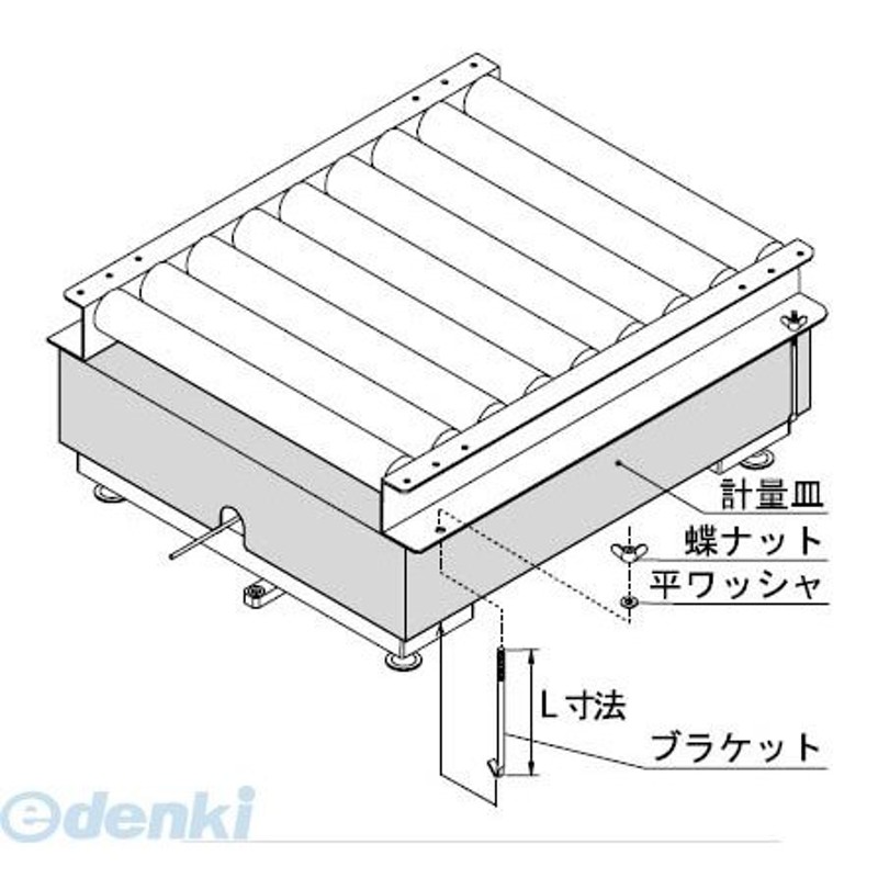 エーアンドデイ（A＆D） ［FW-18-4］ 300kg/600kg用ローラーコンベア