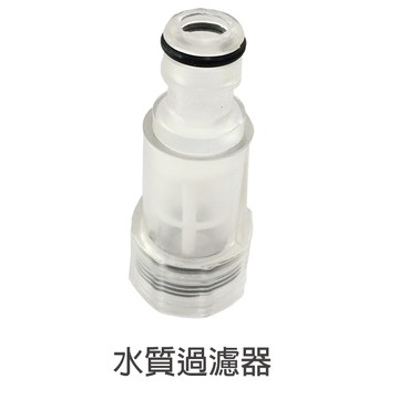 Loxin 萊姆高壓清洗機進水接頭 透明水質過濾器 洗車機 公頭 快接螺牙皆適用