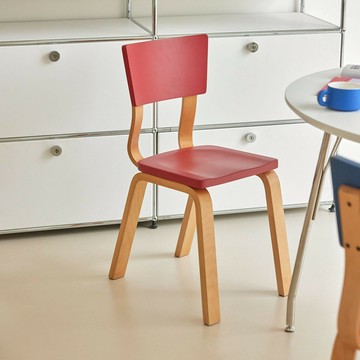 公司貨 附發票 免運 中古書桌椅BC40設計師ins原木風極簡靠背椅子彩色多巴胺椅子餐椅