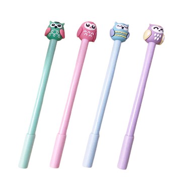 4434 貓頭鷹中性筆 動物造型中性筆 可愛造型筆 原子筆