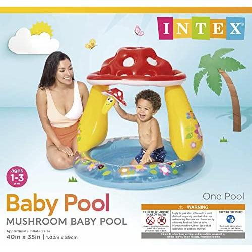 Intex 年齢13のためにキノコの赤ちゃんのプール,X