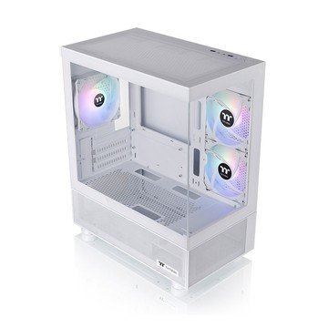 Thermaltake View 170 TG ARGB 強化玻璃小型機殼-雪白版