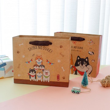 柴之助 / 牛皮禮物紙袋 - 寬型 SBG-285