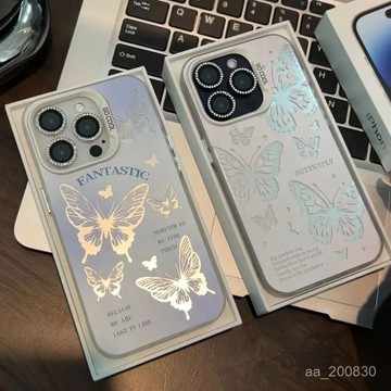 ✨限時下殺✨鏤空蝴蝶適用蘋果15Promax手機殻iPhone14新13/12Pro爆款11ins風