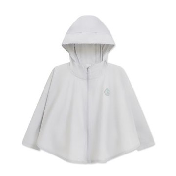 奇哥官方旗艦 CHIC BASICS系列 男女童裝 涼感連帽披風-長效涼爽+抗UV (1-5歲 防曬)