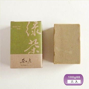 茶山房-【綠茶皂】六入組