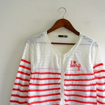 │Slowly│ 小花鈕扣/古著薄外套 │vintage.復古.文藝