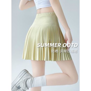 風琴百褶裙女2025夏季新款仙女純欲風a字短裙高腰顯瘦百搭半身裙