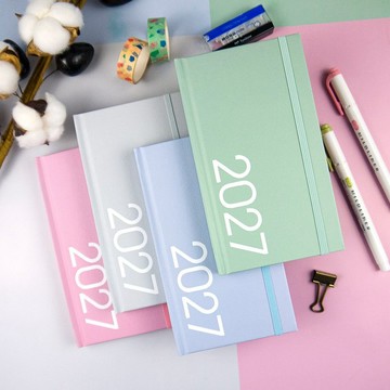 【conifer綠的事務】2027年48K玩色精裝橫式週誌