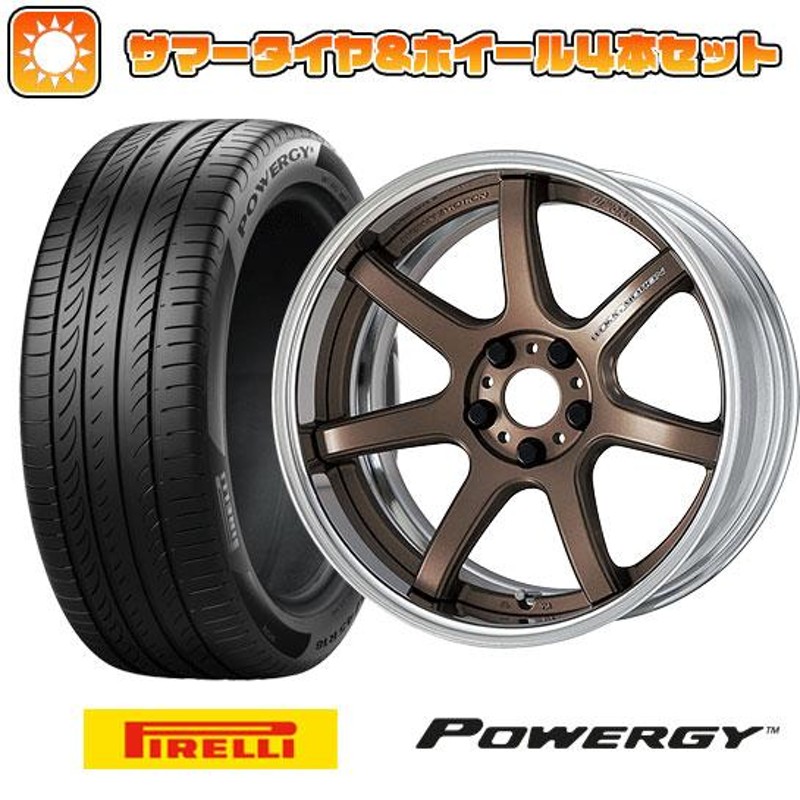 225/40R18 夏タイヤ ホイール4本セット ピレリ パワジー (5/114車用) WORK エモーション T7R 2P 18インチ |  LINEブランドカタログ