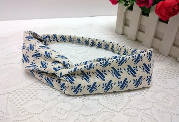 交叉款髮帶  鬆緊帶 hairband   *SK*