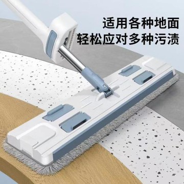 家用拖把 懶人拖把 可夾布 紙巾拖把 大面板 大掃除神器 干濕兩用