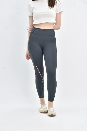 (S) athleta 高腰運動瑜珈灰色長褲