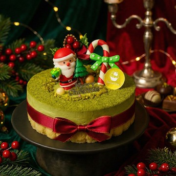 聖誕限定|開心果提拉米蘇(六吋)聖誕節蛋糕交換禮物