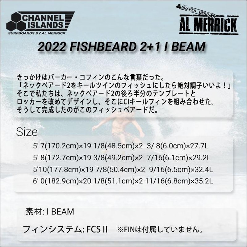 2022年 サンダーボルト チャンネルアイランド FISHBEARD 2+1 I BEAM