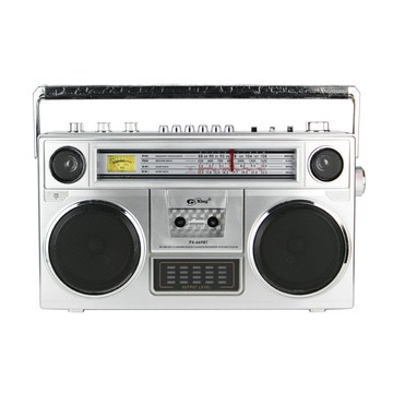 跨境批發多波段收錄機FM收音老人多功能磁帶機雙喇叭臺式錄音機【宜家良品百貨】