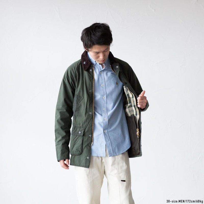 難あり Barbour バブアー MWX1015 WASHED-