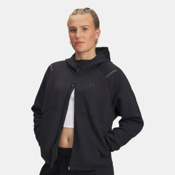【UNDER ARMOUR】UA 女 Unstoppable Flc 連帽外套_1379842-001