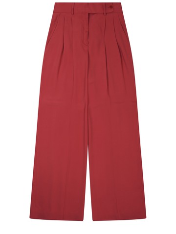 alberta ferretti wide leg tailored pants
