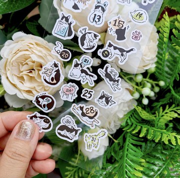 嬉戲日付 咕卡貼紙 手帳裝飾素材