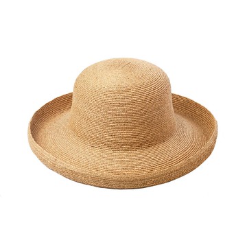 草帽遮陽帽-圓頂捲邊細緻手編女帽子4色73zr31【獨家進口】【米蘭精品】