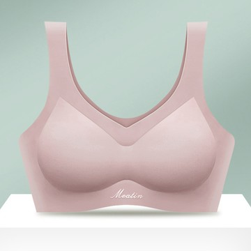 [凱得國際]KISSDIAMOND頂級乳膠抗菌無痕內衣KDW-M8204 L/豆沙