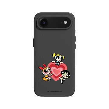 iPhone Air SolidX 黑 - The Powerpuff Girls 飛天小女警 - 愛心徽章