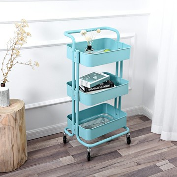 置物架客廳多層可移動美容院小推車廚房手推車嬰兒用品收納架書架
