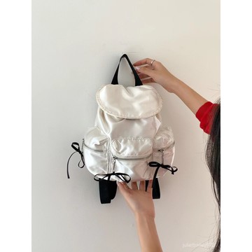 ♡ 𝑪𝒉𝒊𝒄 𝒖 ♡慵懶風蝴蝶結雙肩包2025新款韓國ins學院風小衆百搭休閒旅行背包