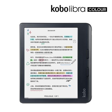 樂天Kobo Libra Colour 7吋彩色電子書閱讀器/ 黑/ 32GB eslite誠品