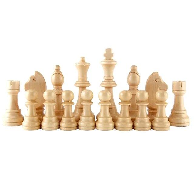 木製チェス,32ピース,チェス,1インチ 2インチ,チェスセット