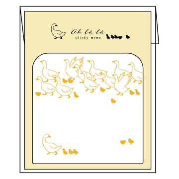 Ah la la 便利貼 小鴨