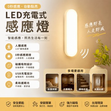 台灣熱銷🔥LED感應小夜燈 磁吸感應燈 全自動超亮櫥櫃燈 床頭燈 櫥櫃燈 感應燈走廊不插電 展示燈 床頭燈 燈