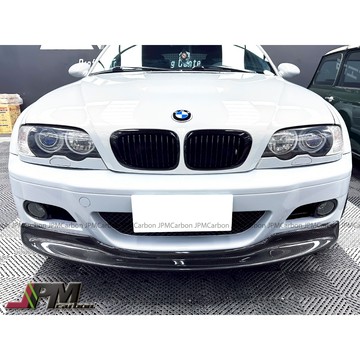【JPMCarbon】寶馬 BMW E46 正M3 專用 改裝 升級 碳纖維 CSL款 前下巴 前唇 擾流板