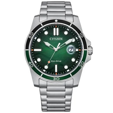 CITIZEN星辰 GENTS系列 水波紋光動能腕錶／AW1811-82X／41.5mm
