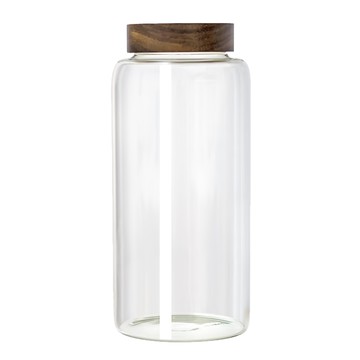 WORTH IT 渥思 日式相思木密封玻璃罐 3.4L -密封罐/儲物罐  1個  單件